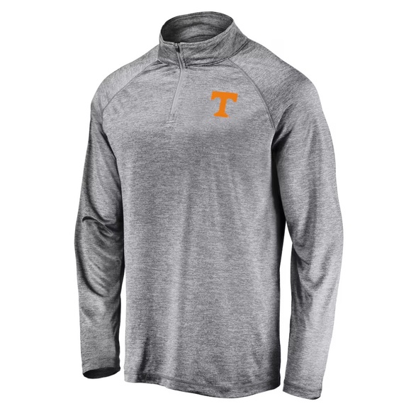 Tennessee Volunteers Fanatics Striated Raglan Lightweight Quarter-Zip Top - NWT - Picture 2 of 3